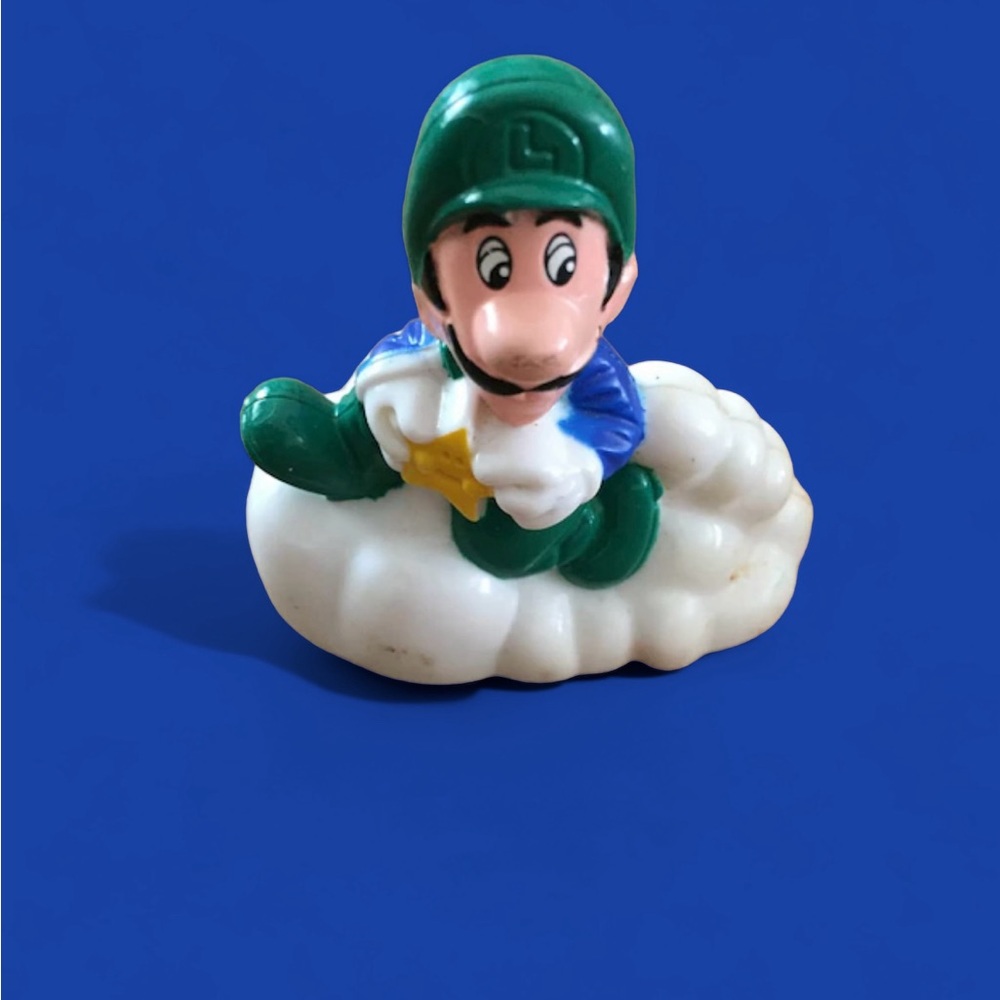 Vintage 1989 McDonalds Nintendo Super Mario Bros 3 LUIGI Happy Meal Toy New
